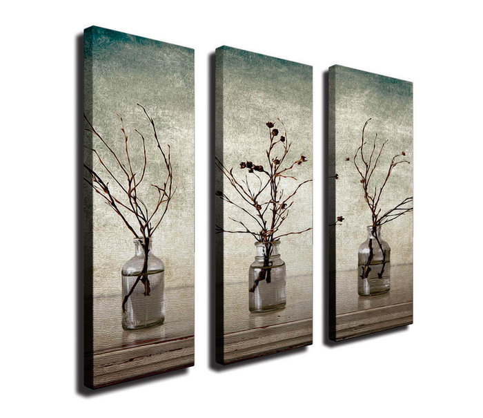 Wallity CU12 Lienzo Decorativo Multicolor (3 Piezas)